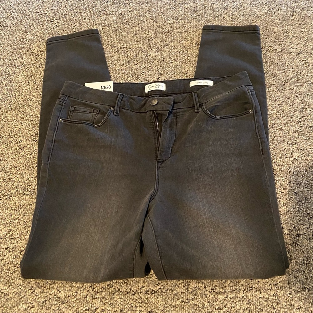 NWT Jessica Simpson stretch pants high rise skinny 10/30